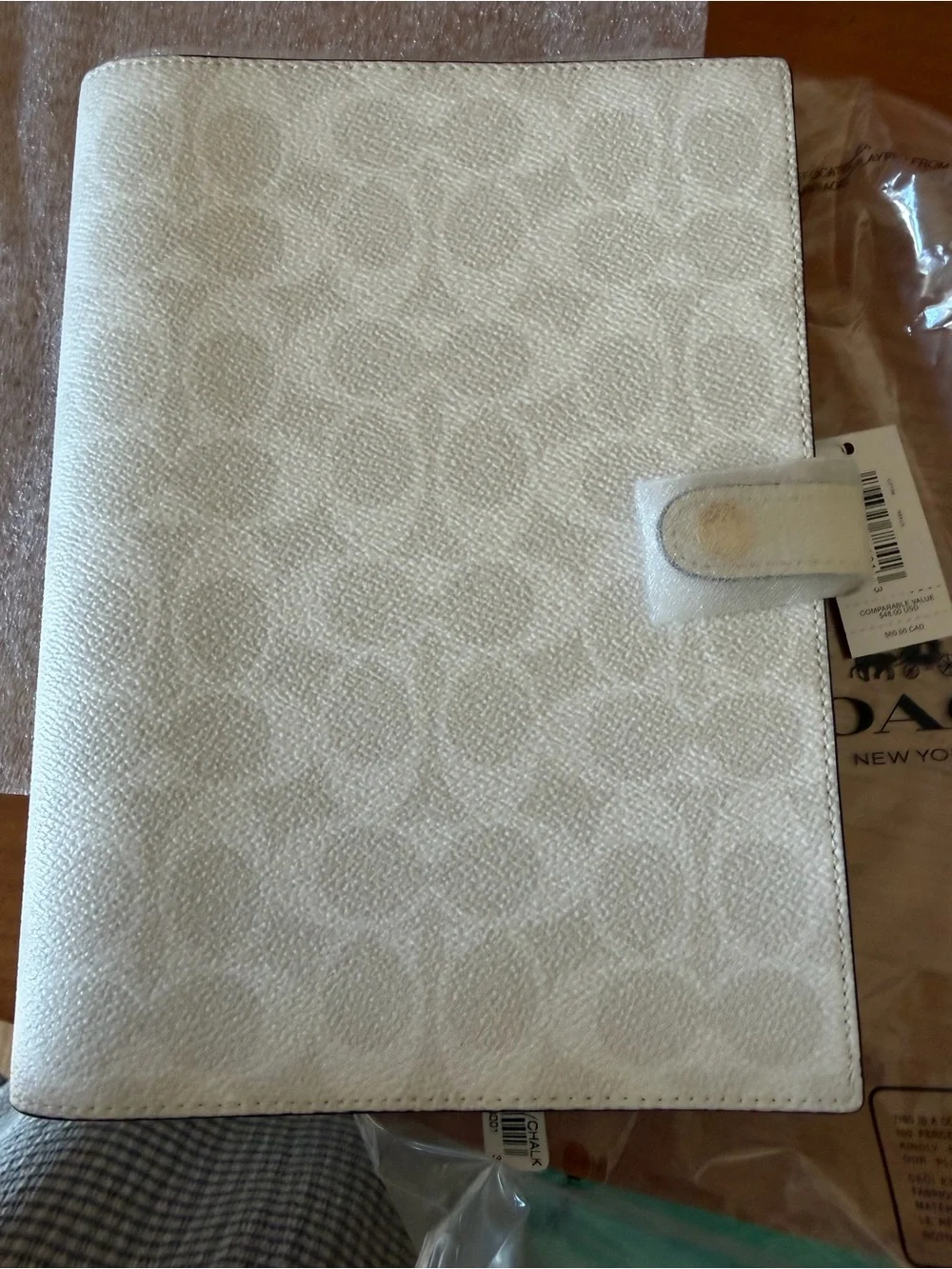 NWT Coach Signature Canvas Notebook 📔 🤍